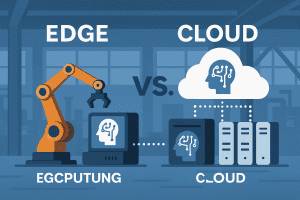 Edge vs. Cloud: Wo sollten KI-Systeme im Maschinenbau laufen? (Update 2026)