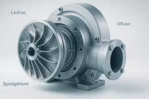 Radialverdichter – Aufbau, Kennlinien & Auslegung