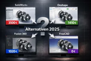 SolidWorks Alternativen 2025: 8 CAD-Programme im Vergleich