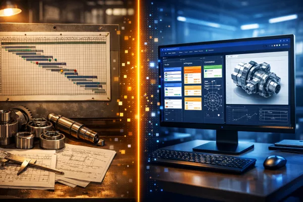 Projektmanagement im Maschinenbau: Vergleich klassische und moderne Methoden mit Gantt-Chart und Kanban-Board